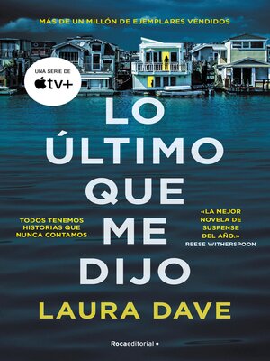 cover image of Lo último que me dijo